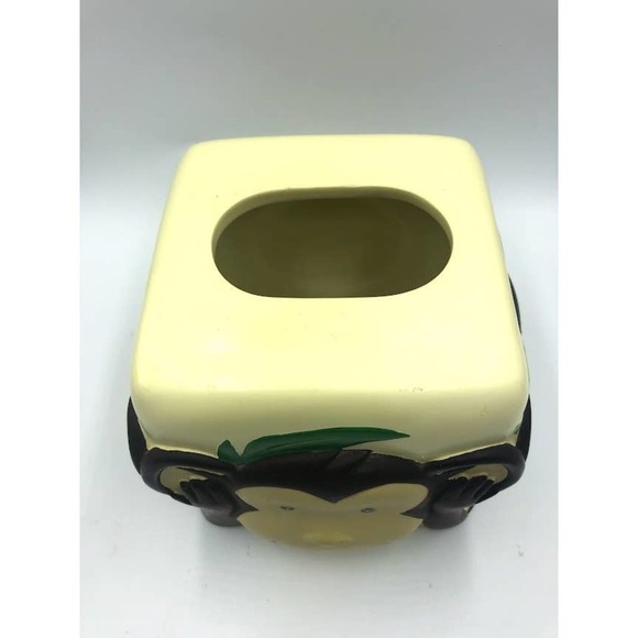 Monkey See Hear Speak No Evil Tissue Box Cover Animal Decor - Picture 8 of 12